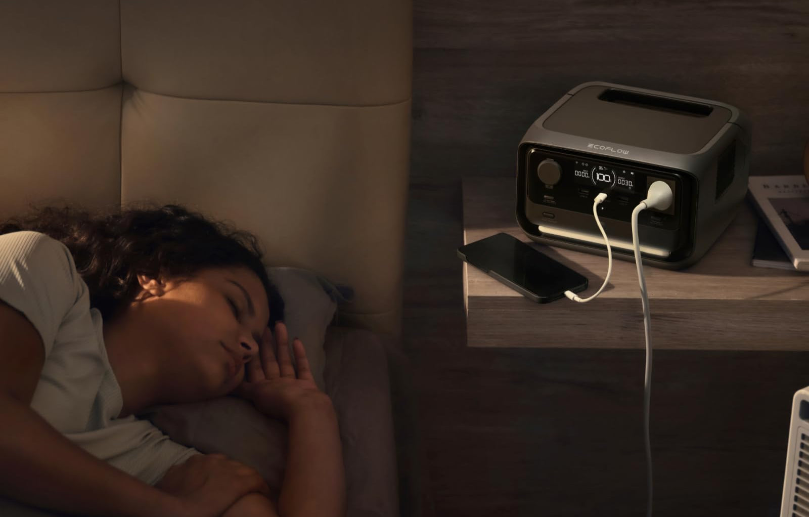 ECOFLOW RIVER 3 Plus Tragbare Powerstation, 286 Wh LFP Batterie, bis zu 1 200 W Leistung, 16 Stunden+ Laufzeit für <100 W Geräte, erweiterbar auf 858 Wh, <10 ms USV, Solargenerator für Camping, RV